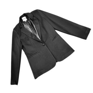 Unique 21 Black single button lined Blazer size 6